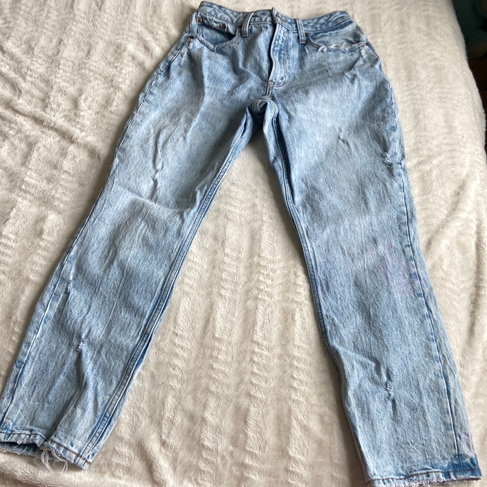 Abercrombie High Rise Mom Jeans